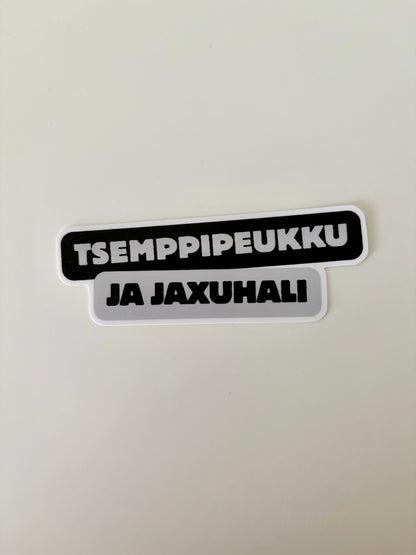 Vinyylitarra Tsemppipeukku ja jaxuhali