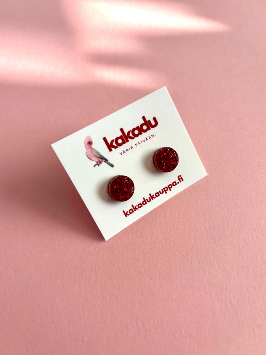 Pienet glitternapit, punainen