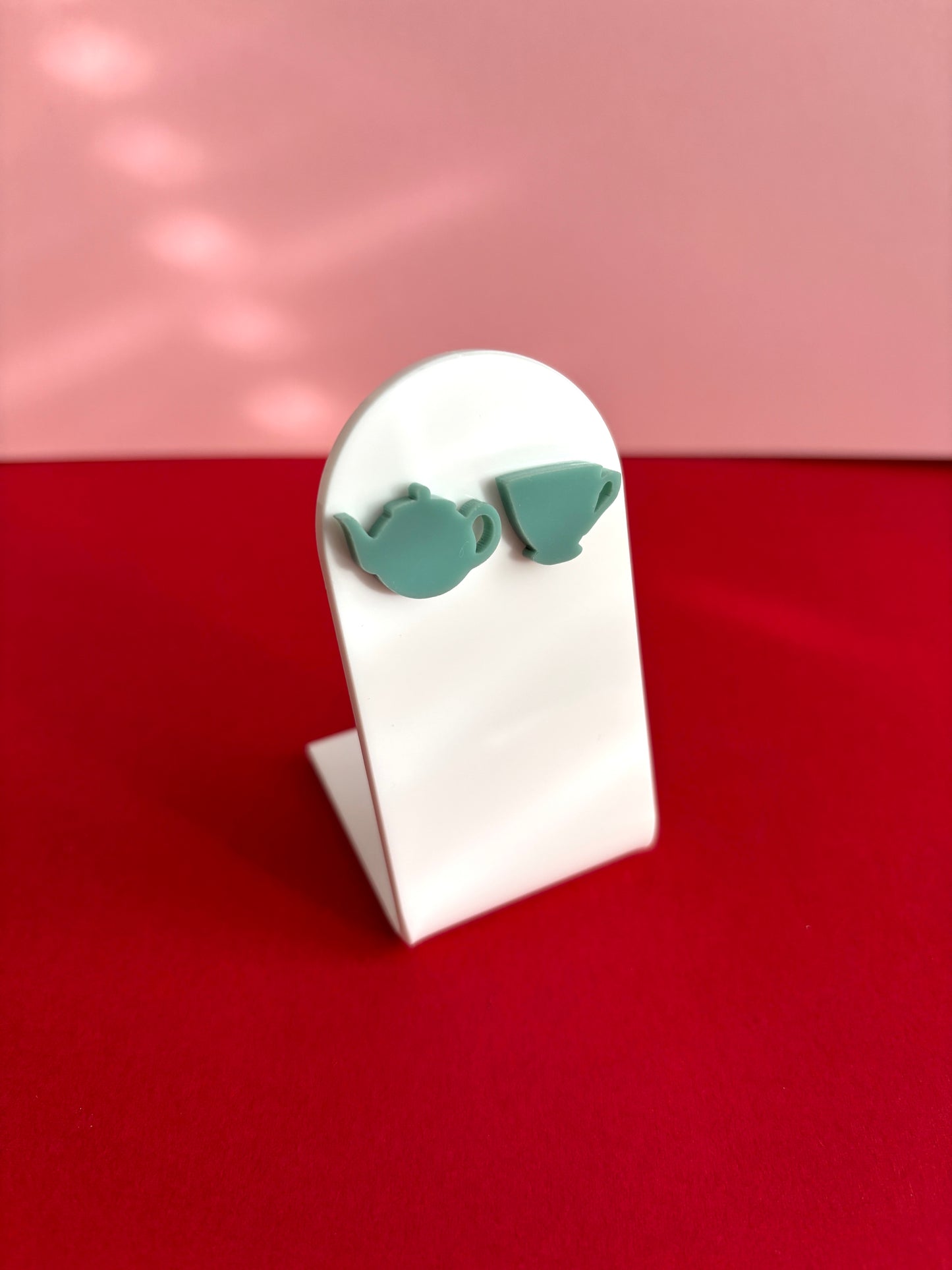 Teesetti-nappikorvakorut, mentoli