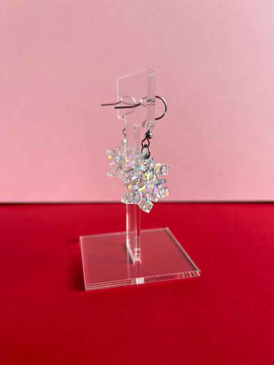 Roikkuvat Lumihiutale-korvakorut