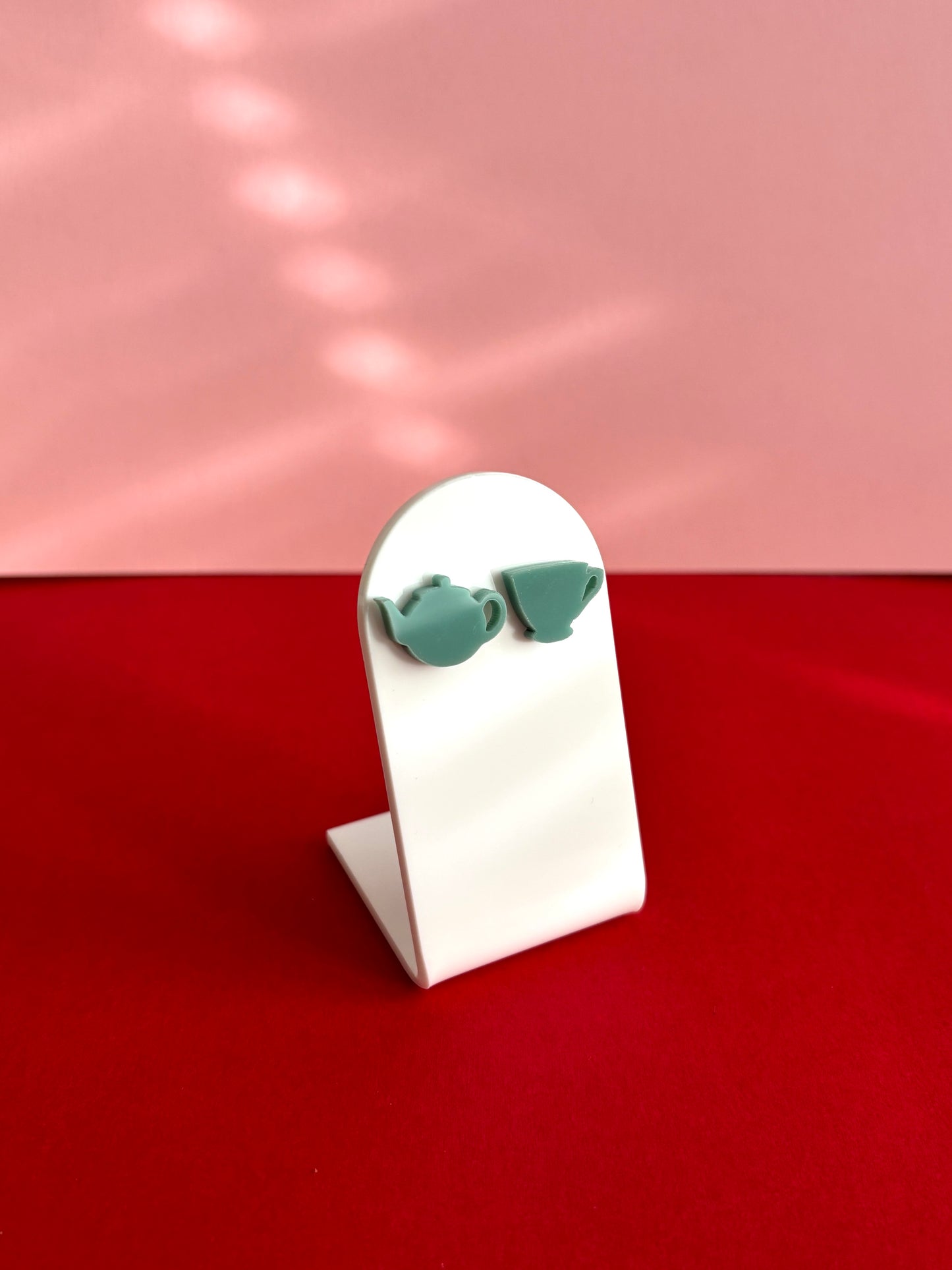 Teesetti-nappikorvakorut, mentoli