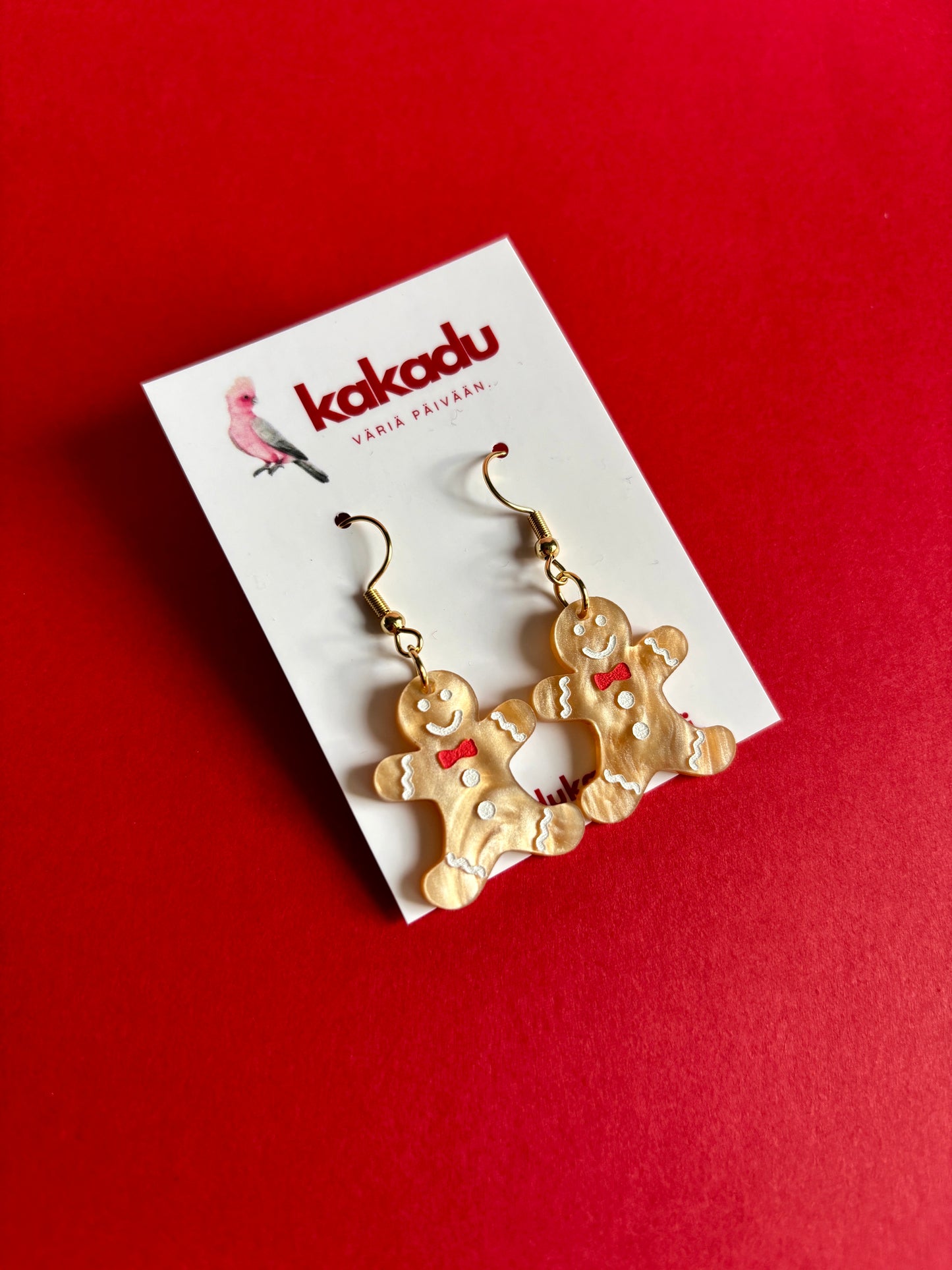 Roikkuvat Pipariukko-korvakorut