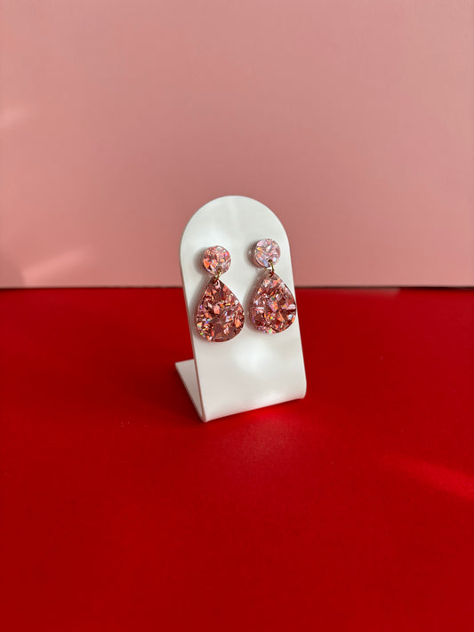 Isot Juhlapisara-korvakorut, ruusukulta