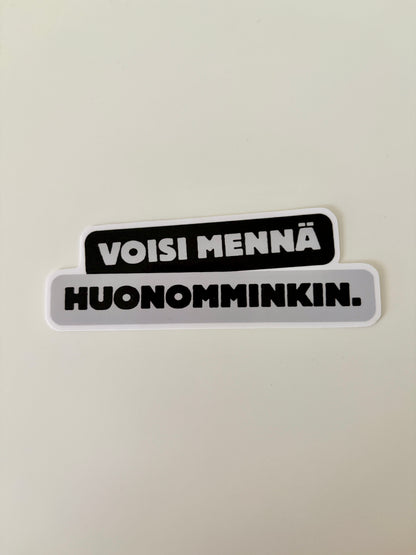 Vinyylitarra Voisi mennä huonomminkin