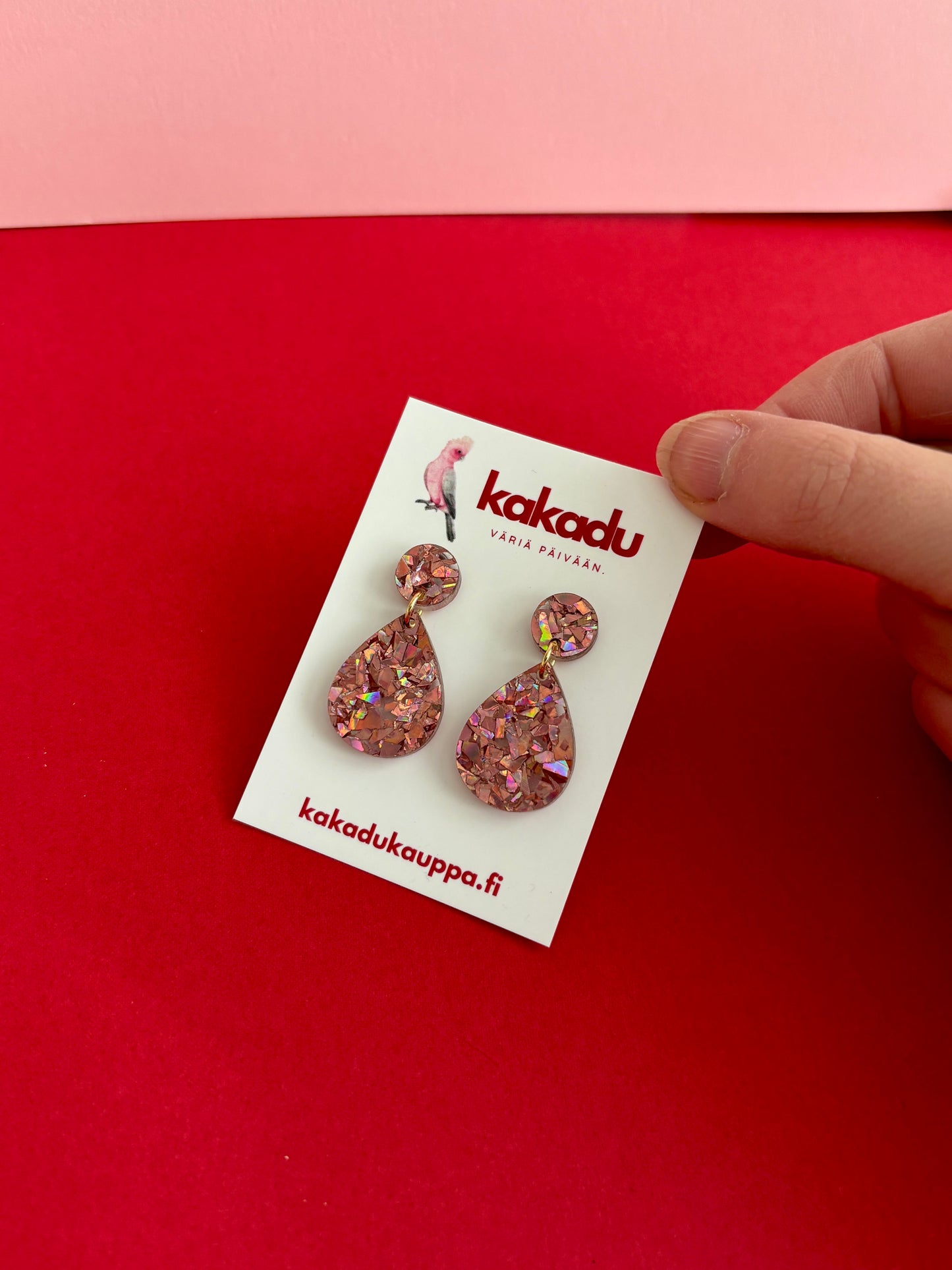 Isot Juhlapisara-korvakorut, ruusukulta