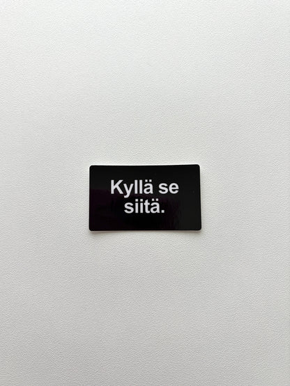 Vinyylitarra Kyllä se siitä