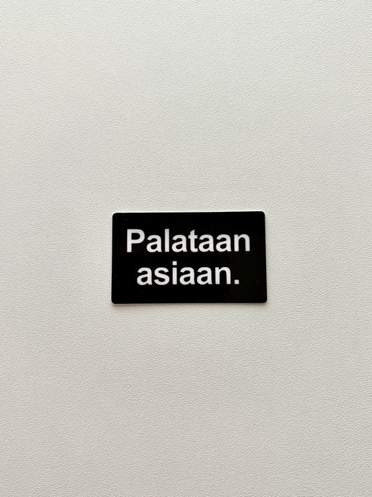 Vinyylitarra Palataan asiaan