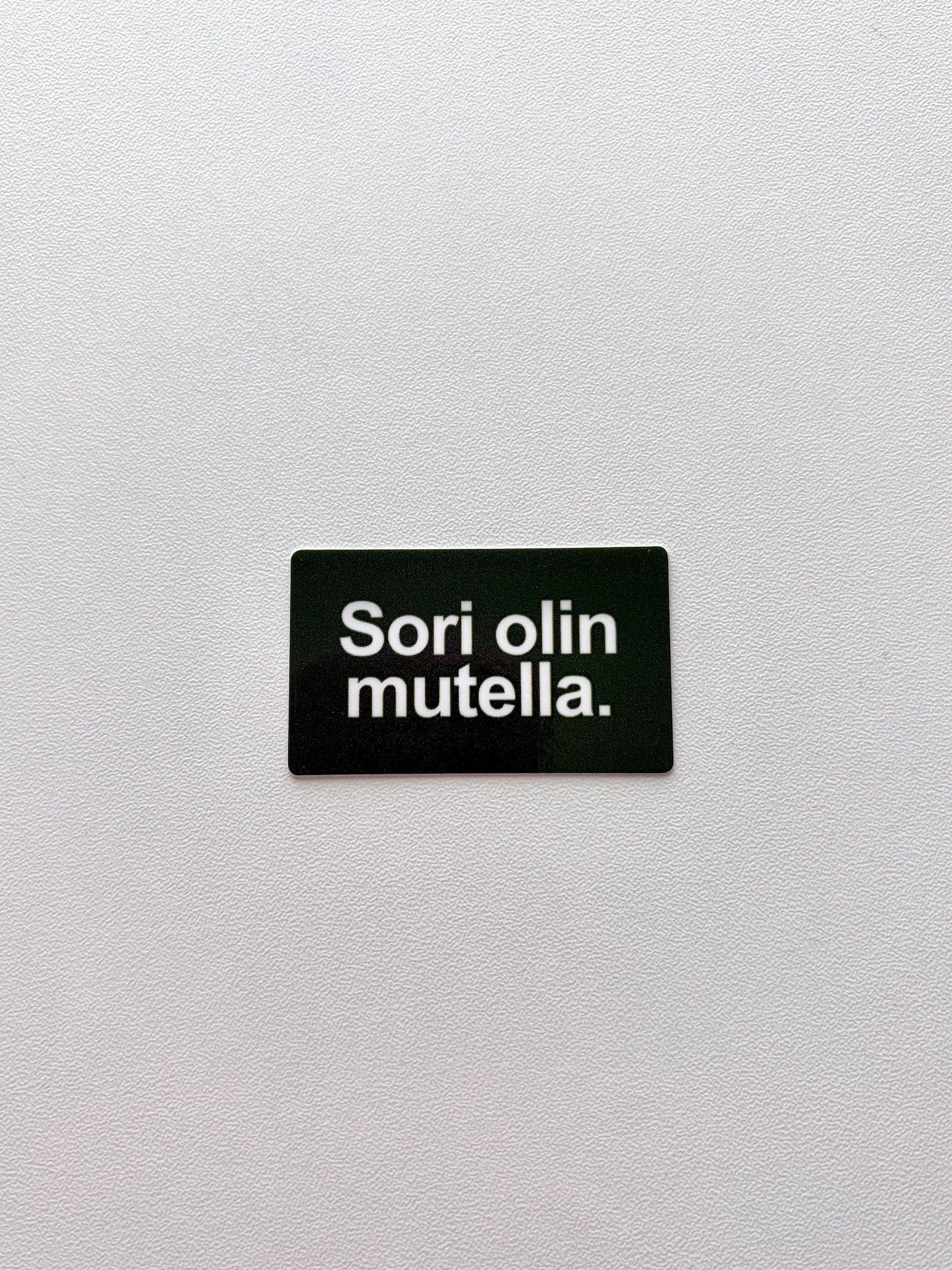 Vinyylitarra Sori olin mutella