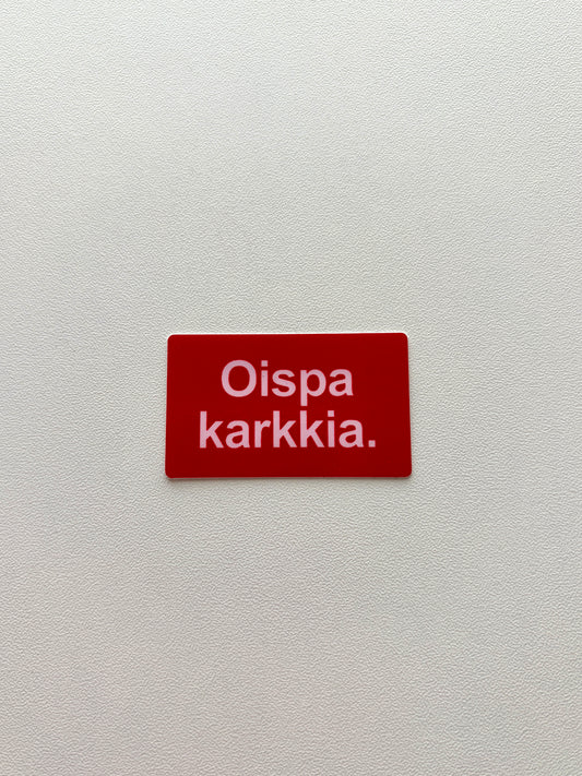 Vinyylitarra Oispa karkkia
