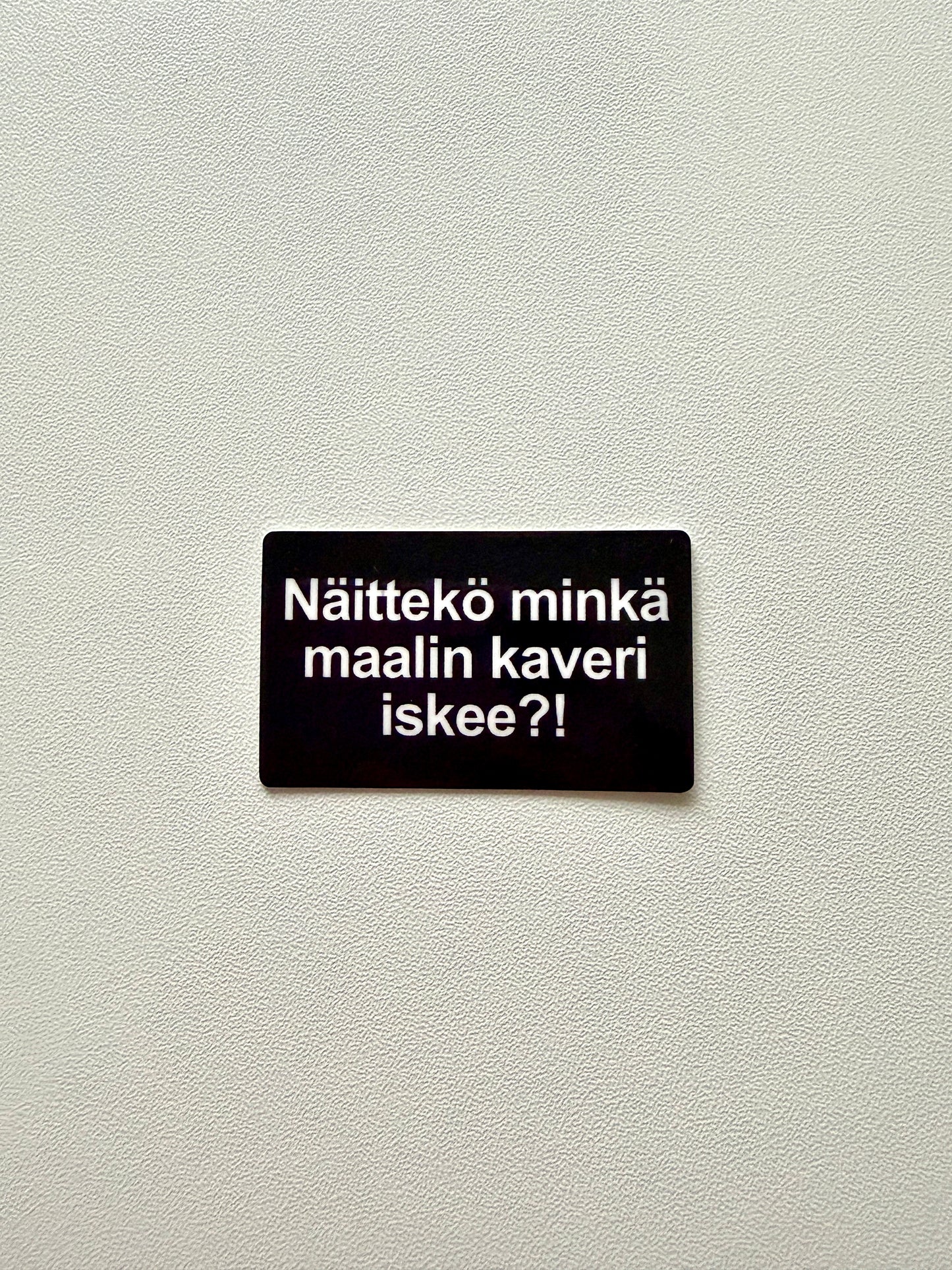 Vinyylitarra Minkä maalin kaveri iskee