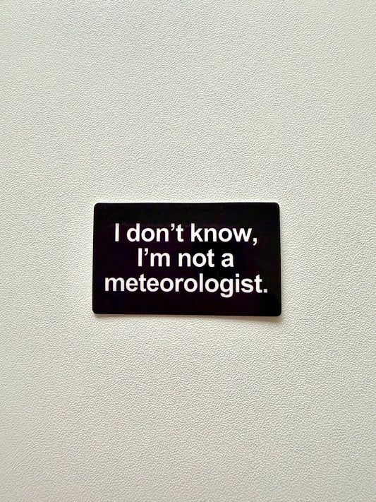Vinyylitarra I don't know, I'm not meteorologist