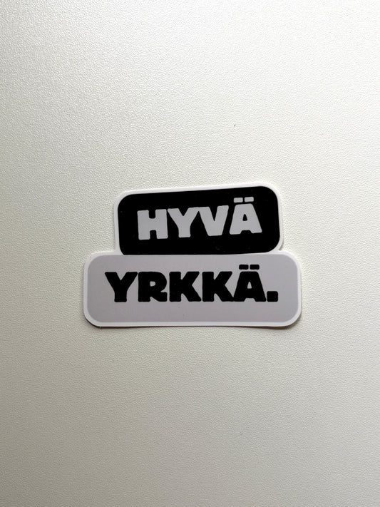 Vinyylitarra Hyvä yrkkä, iso