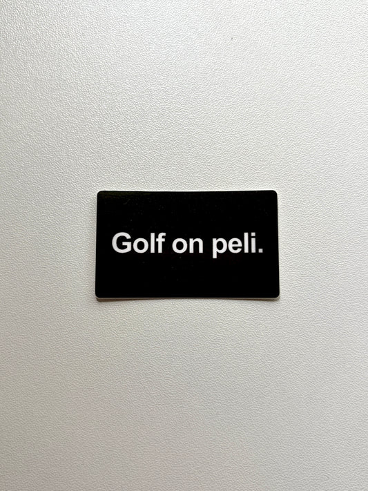Vinyylitarra Golf on peli