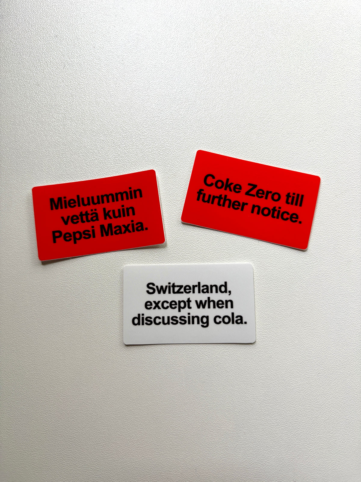 Vinyylitarra Switzerland except when discussing cola
