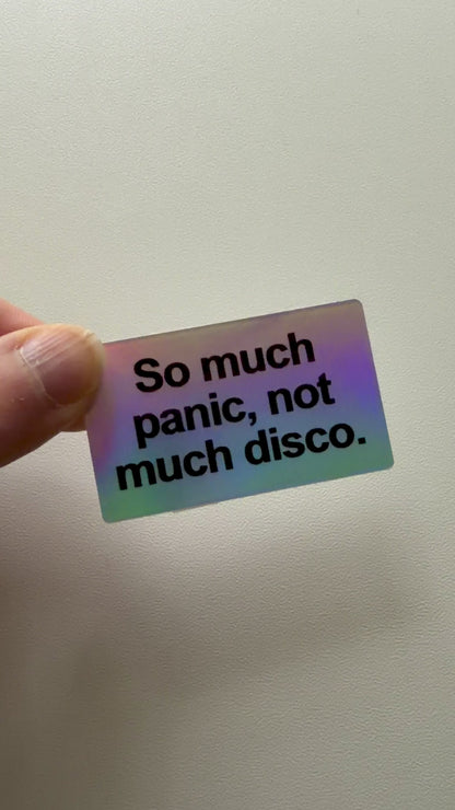 Hologrammitarra So much panic