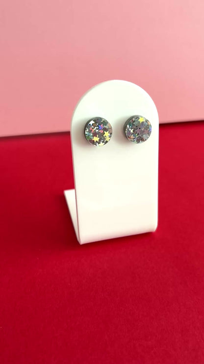 Pyöreät tähtinapit, hopea